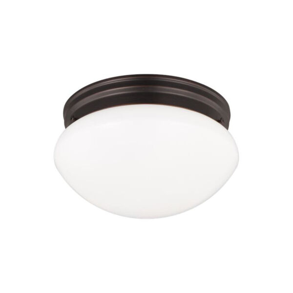 Webster Bronze Two-Light Ceiling Flush Mount without Bulbs, image 4