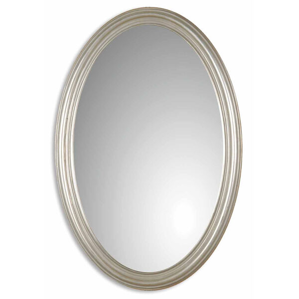 Franklin Silver Oval Mirror, image 1