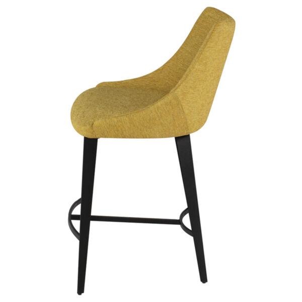 Renee Yellow and Brown Counter Stool, image 3