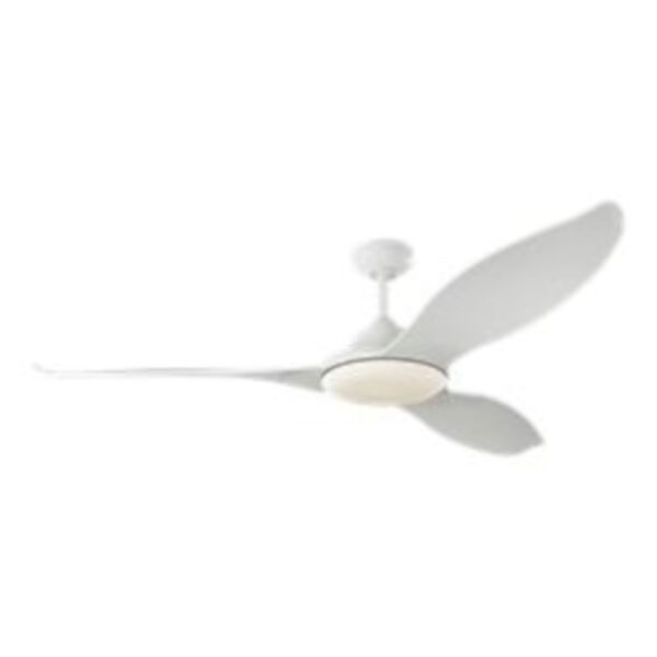Stockton Matte White 60-Inch LED Ceiling Fan, image 3