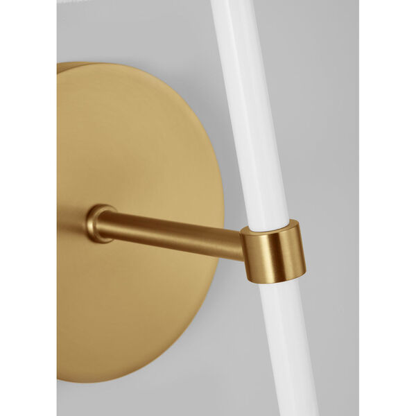 Monroe Burnished Brass One-Light Wall Sconce, image 2