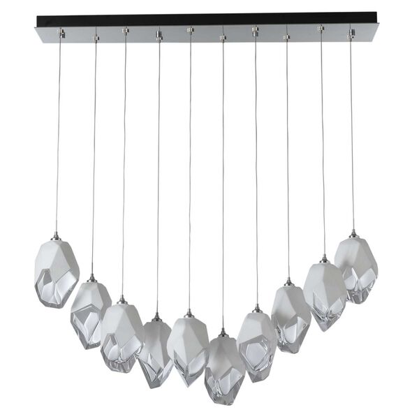Chrysalis Sterling 10-Light Pendant with White Crystal Glass, image 3