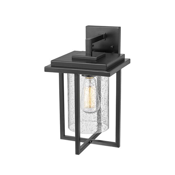 Adair Powder Coated Black One-Light Outdoor Wall Sconce, image 3
