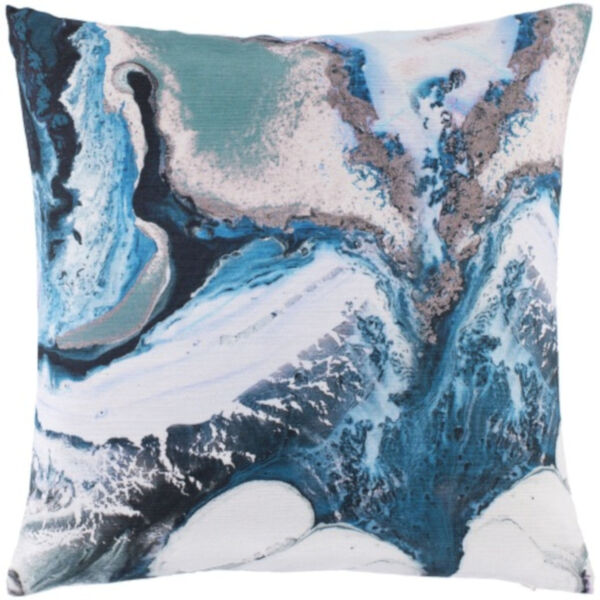 Ebru Multicolor 22 x 22 Inch Throw Pillow, image 1