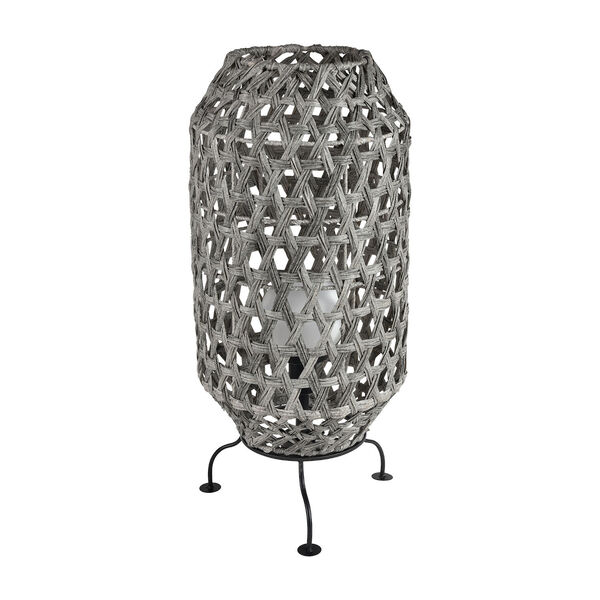 Banaue Gray LED Outdoor Table Lamp, image 2