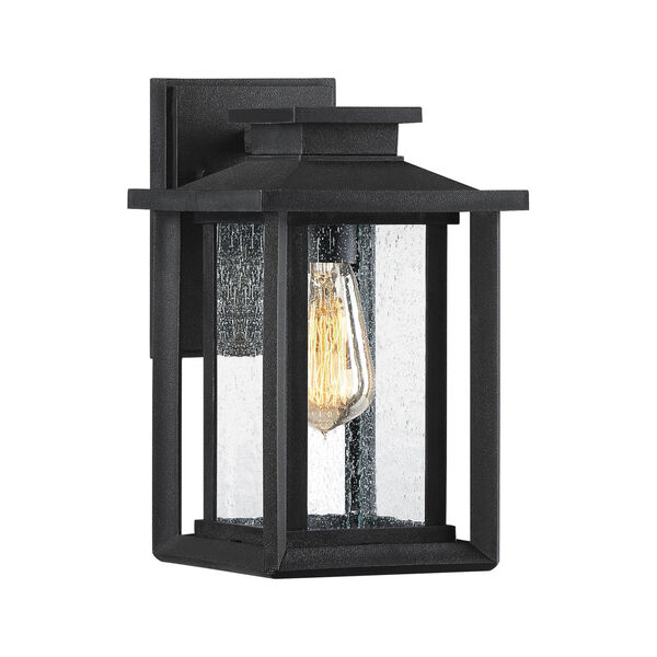 Wakefield Earth Black 11-Inch One-Light Outdoor Wall Sconce, image 1
