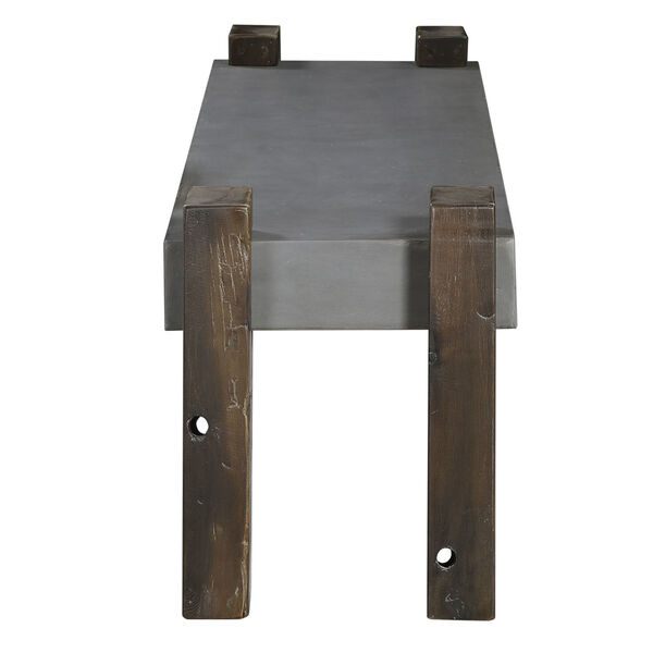 Lavin Concrete Gray Bench, image 3
