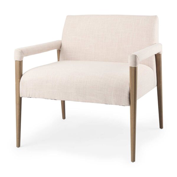 Palisades Cream Upholstery Accent Chair, image 1