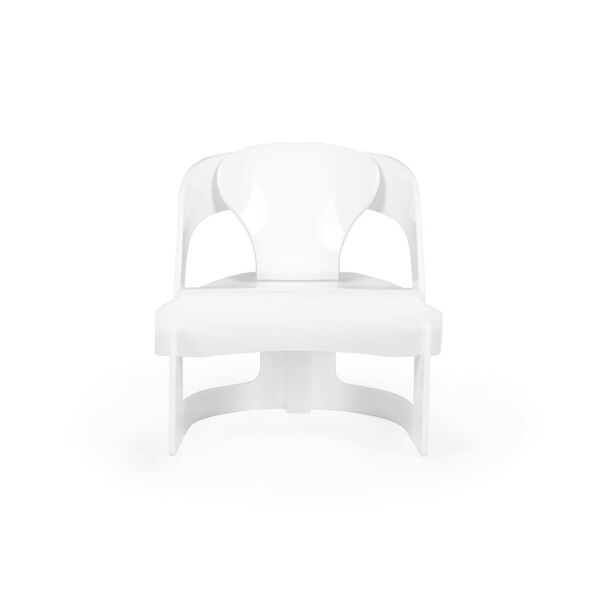 Beverly Grove White Acrylic Chair, image 3