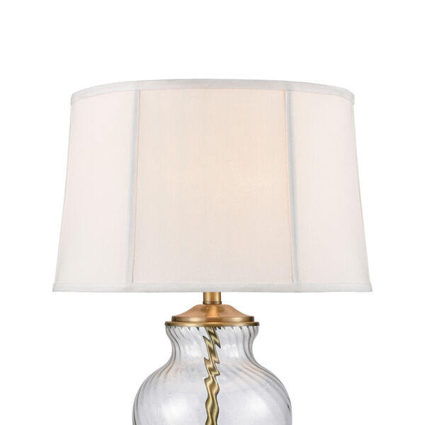Remmy Clear Antique Brass One-Light Table Lamp, image 3