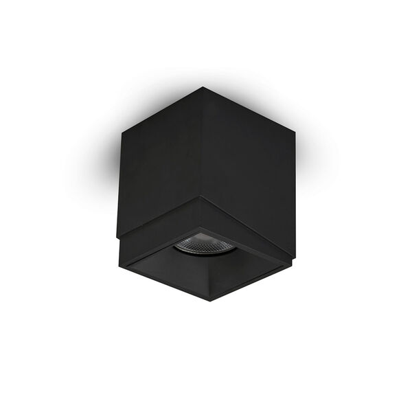 Node Black 20W Square LED Flush Mounted Downlight, image 1