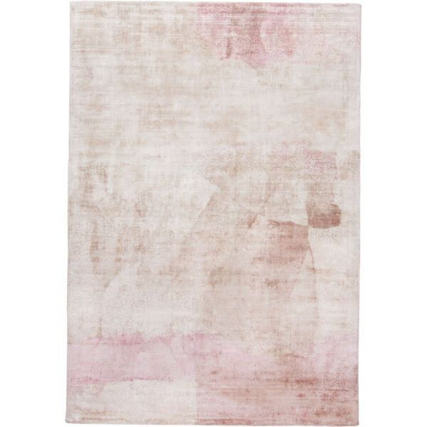 Emory Handwoven Lustrous Viscose Pink Rectangular: 5 Ft. x 8 Ft. Area Rug, image 1