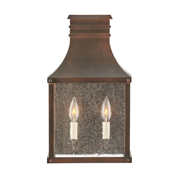 Beacon Hill Blackened Copper Two-Light 8-Inch Outdoor Wall Mount, image 2
