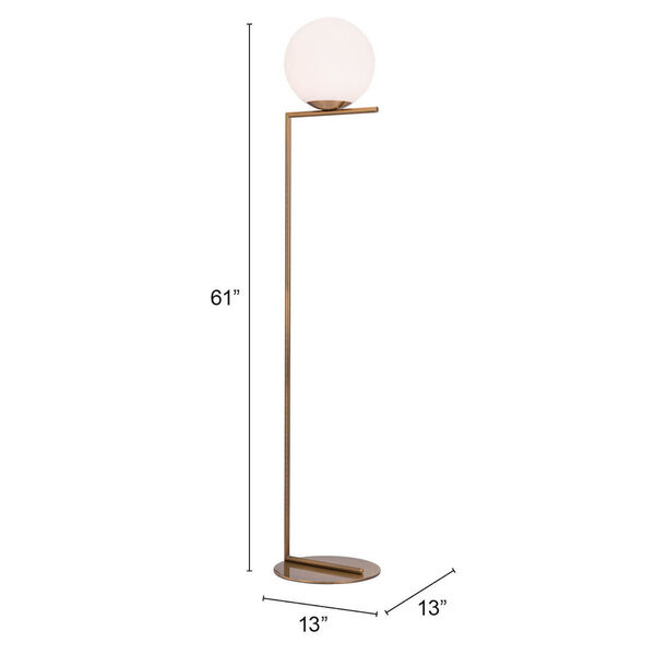 Belair Brass One-Light Floor Lamp, image 5