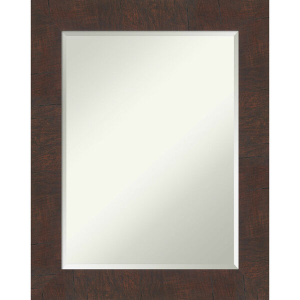 Wildwood Brown 23W X 29H-Inch Bathroom Vanity Wall Mirror, image 1