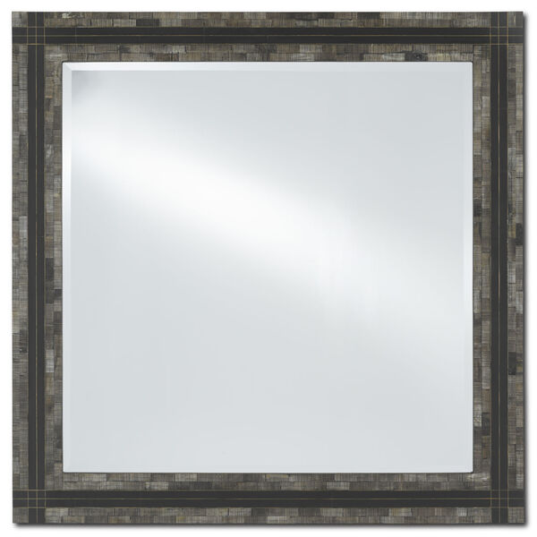 Gregor Brass Large Wall Mirror, image 1