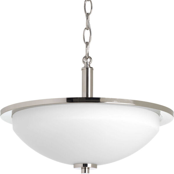 P3424-104 Replay Polished Nickel 15-Inch Two-Light Pendant, image 3