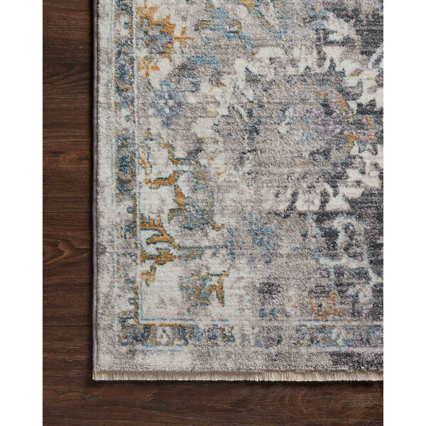 Samra Gray and Multicolor Rectangular: 7 Ft. 10 In. x 10 Ft. Area Rug, image 3