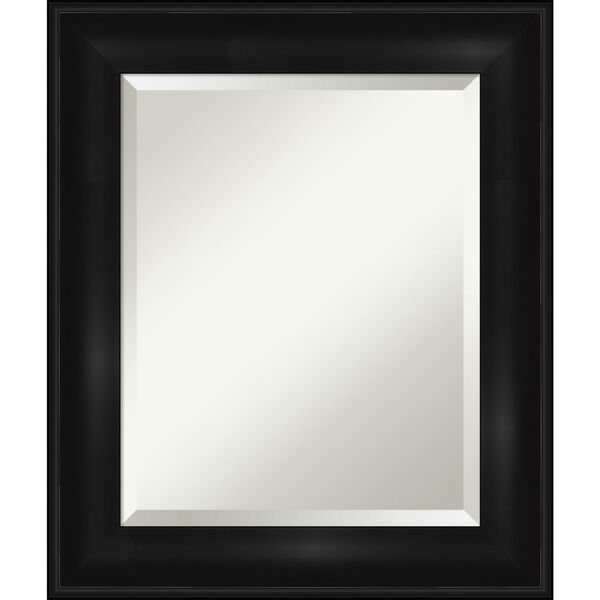 Black 22W X 26H-Inch Bathroom Vanity Wall Mirror, image 1
