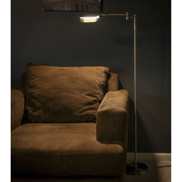 Leaf Brass Integrated LED Floor Lamp, image 6