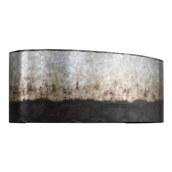 Cannery Ombre Galvanized Two-Light Bath Vanity, image 3