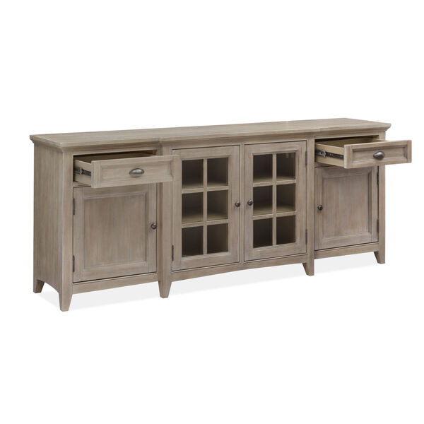 Paxton Place 80-Inch Gray Entertainment Console, image 2