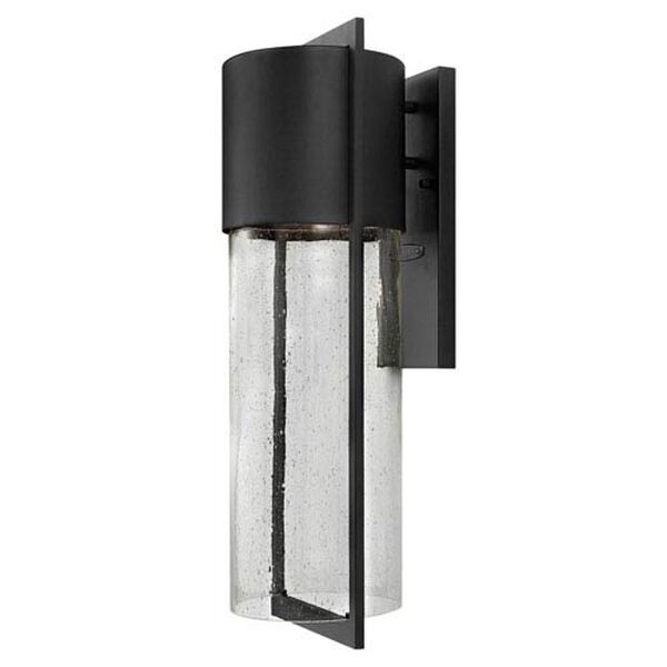 Brixton Black Eight-Inch LED Outdoor Wall Mount, image 1