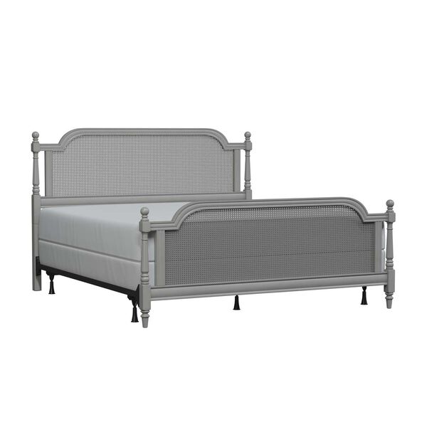 Melanie French Gray King Bed, image 1