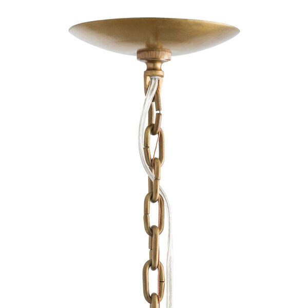 Nolan Vintage Brass Pendant, image 4
