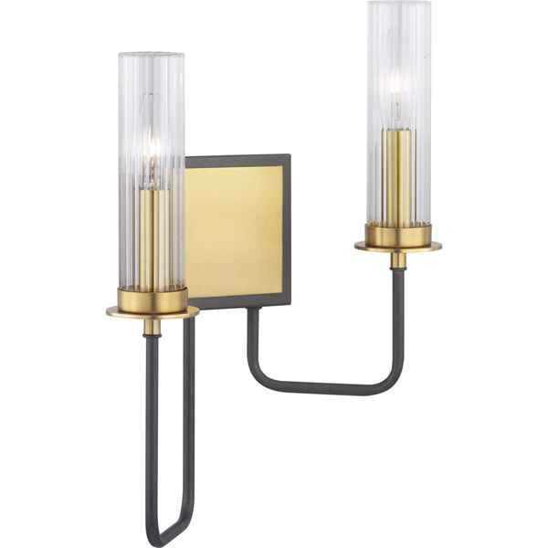 Rainey Graphite Two-Light wall sconce, image 6