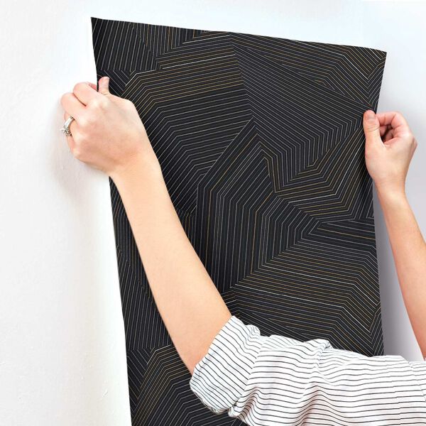 Dotted Maze Black Wallpaper, image 6