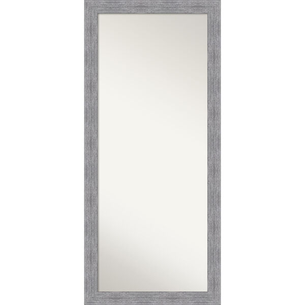 Bark Gray 29W X 65H-Inch Full Length Floor Leaner Mirror, image 1