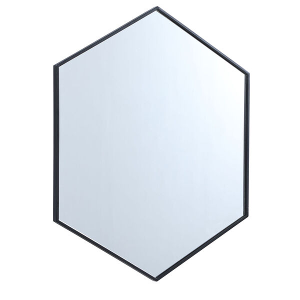 Eternity Black 38-Inch Hexagon Mirror, image 5