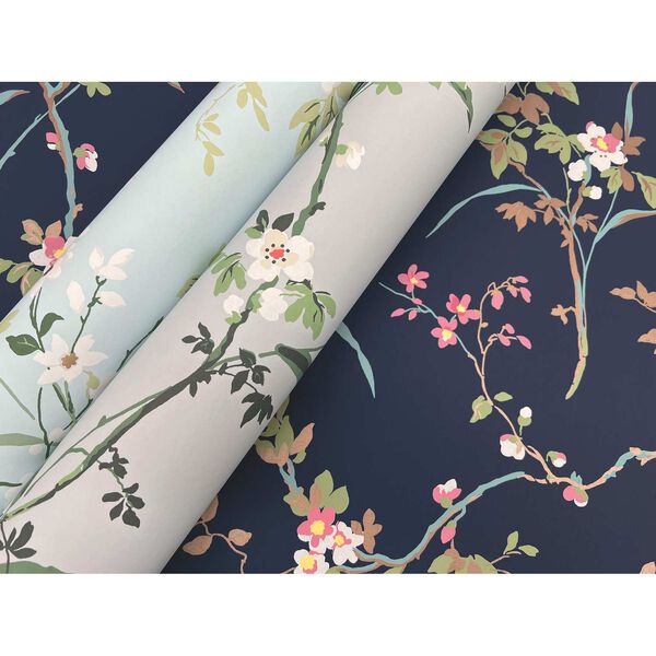 Blossom Branches Navy Wallpaper, image 6