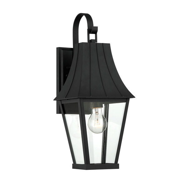 Chateau Grande Coal with Gold One-Light Outdoor Wall Mount, image 1