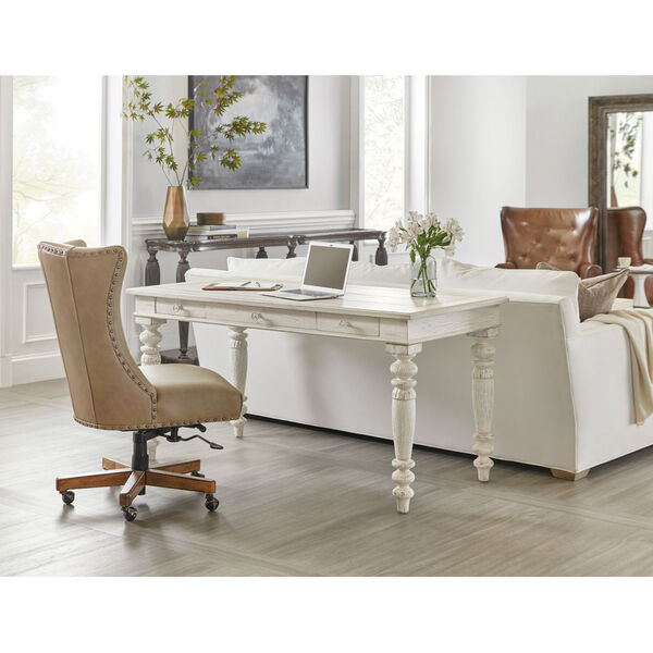 Traditions Soft White Writing Desk, image 6