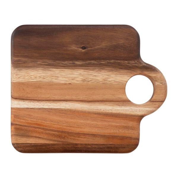Natural Suar Wood Cheese Cutting Board with Handle, image 1