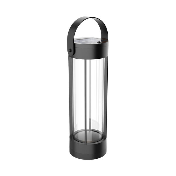 Suara Black 17-Inch LED Portable Outdoor Table Lamp, image 1
