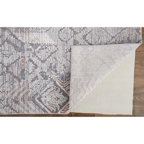 Francisco Industrial Abstract Ivory Gray Area Rug, image 5