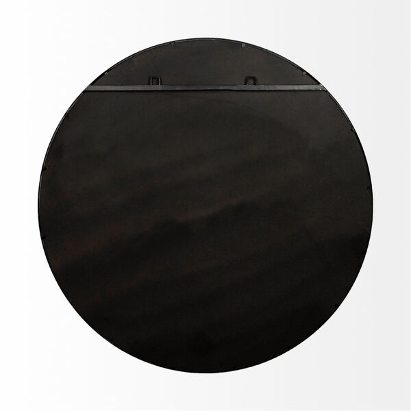 Piper Black Round Wall Mirror, image 5