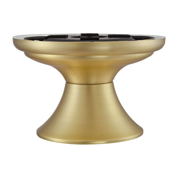 Spitfire Brushed Satin Brass Eight-Inch Close to Ceiling Kit, image 1