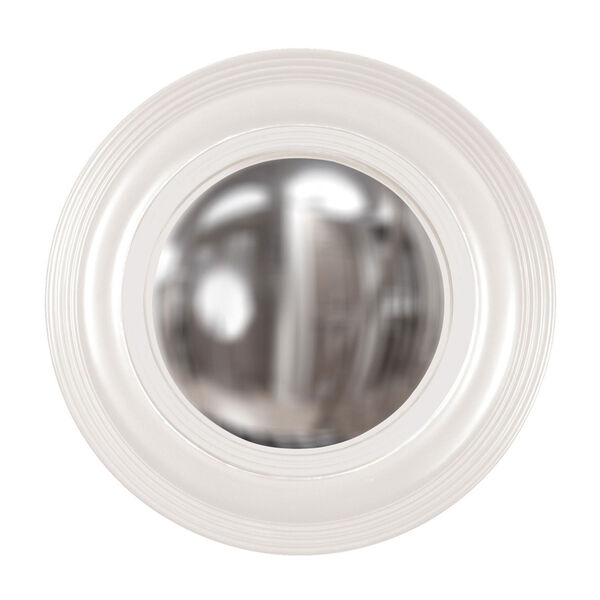 Soho White Round Mirror, image 1