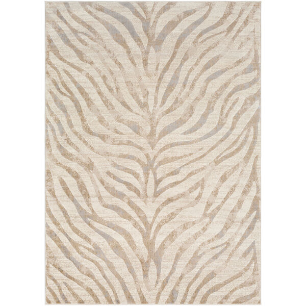 City Beige and Khaki Rectangular: 7 Ft. 10 In. x 10 Ft. 3 In. Rug, image 1