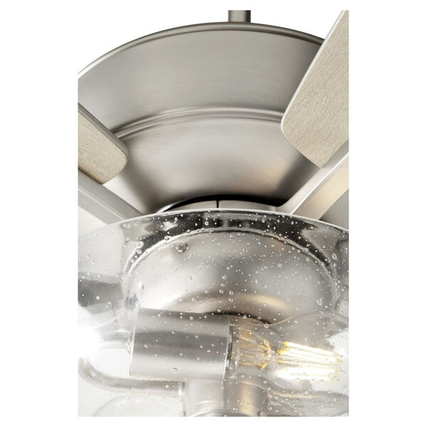 Breeze Satin Nickel Two-Light 52-Inch Ceiling Fan, image 4