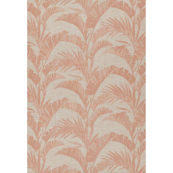 Riviera Coral and White Indoor/Outdoor Rug, image 1