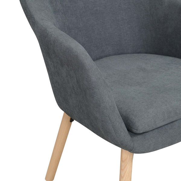 Charlotte Slatel Gray Accent Chair, image 6