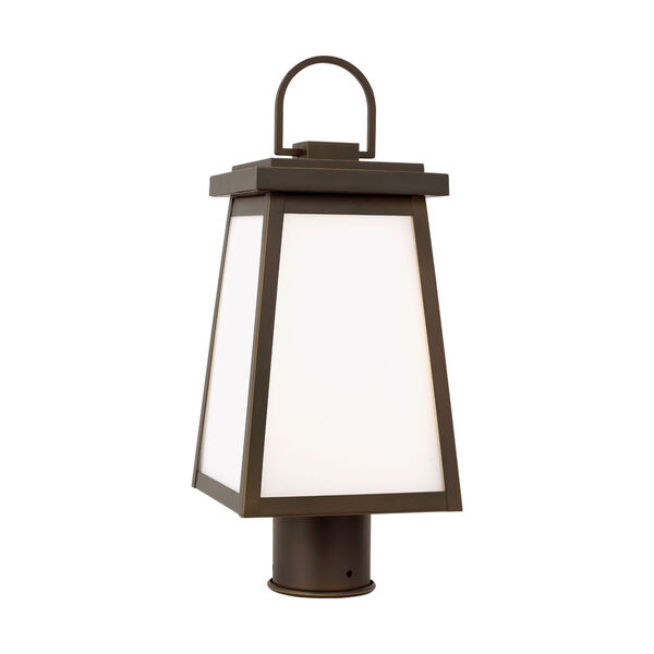 Founders Antique Bronze One-Light Outdoor Post Lantern, image 4