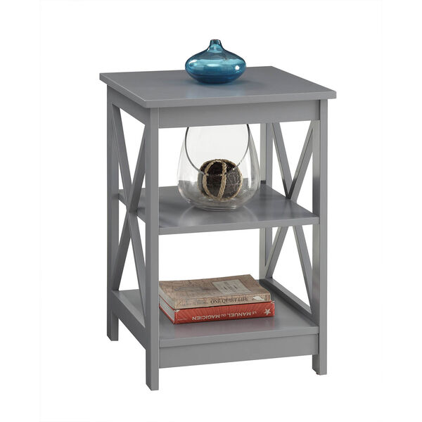 Oxford Gray End Table, image 2
