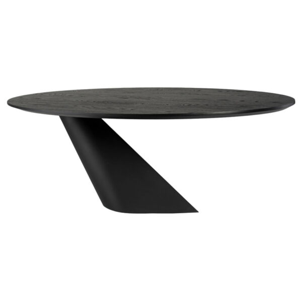 Oblo Black Dining Table, image 1