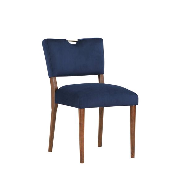 Bonito Blue and Walnut Dining Chair, Set of 2, image 3